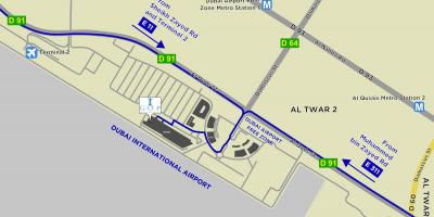 Карта свободная зона аэропорта Дубай