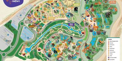 Карта Дубайский зоопарк