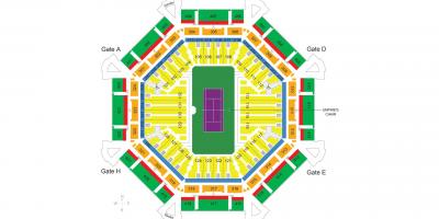 Карта теннисный стадион Дубаи