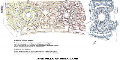 Вилла Дубай расположение на карте