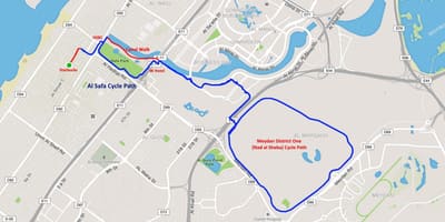 Аль Кудра отслеживания цикла карте