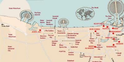 Карта Джебель Али